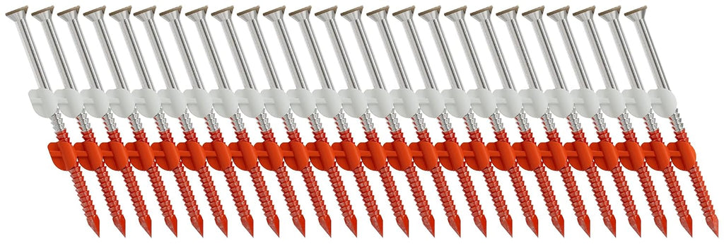 Simpson Strong-Tie S11A237KJT 20–22° Plastic Strip, Casing Head, Ring-Shank Nail — 2-3/8 in. x 11 ga. Tan (1000-Qty)