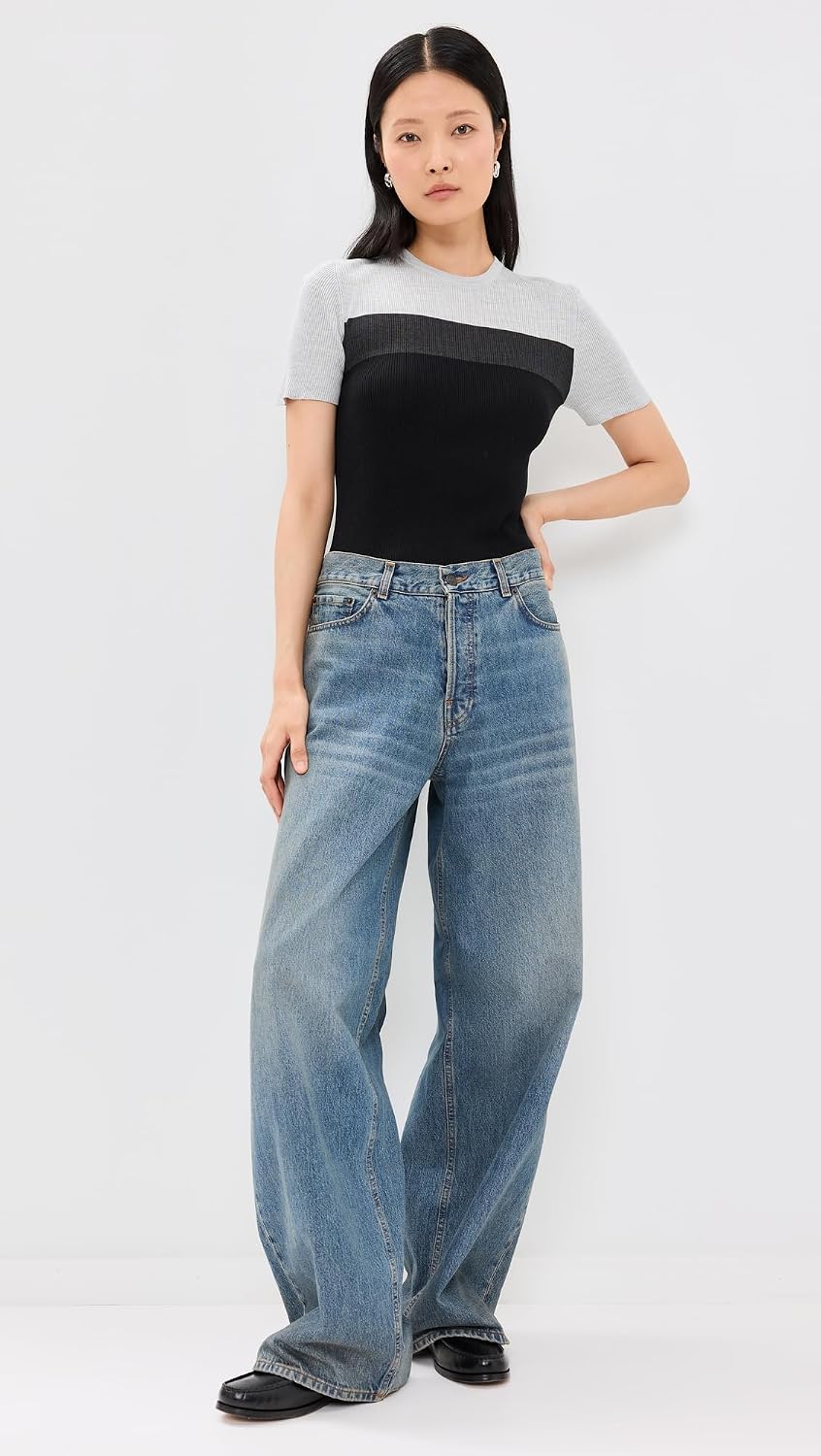 Theory Women's Basic Rib Silk Tee
