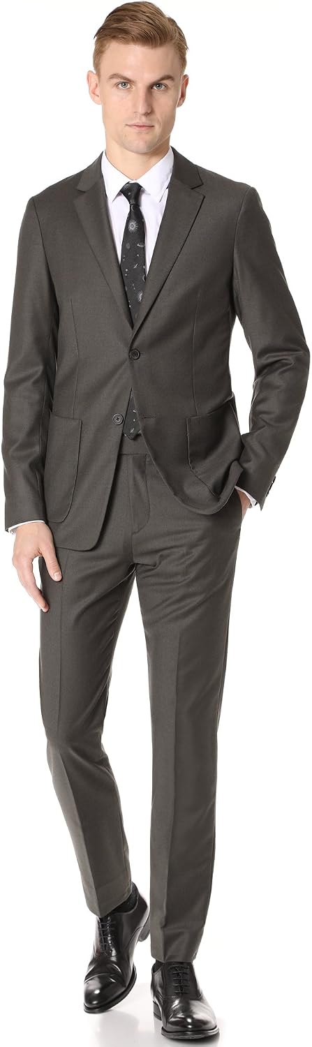 Theory Tailored Flannel Suit Jacket Suit