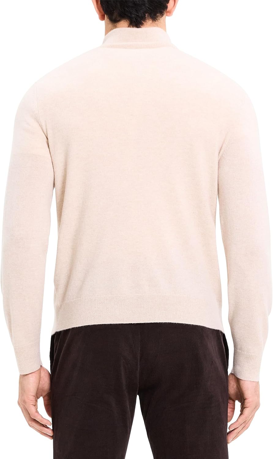 Theory Men's Hilles Quarterzip in Cashmere
