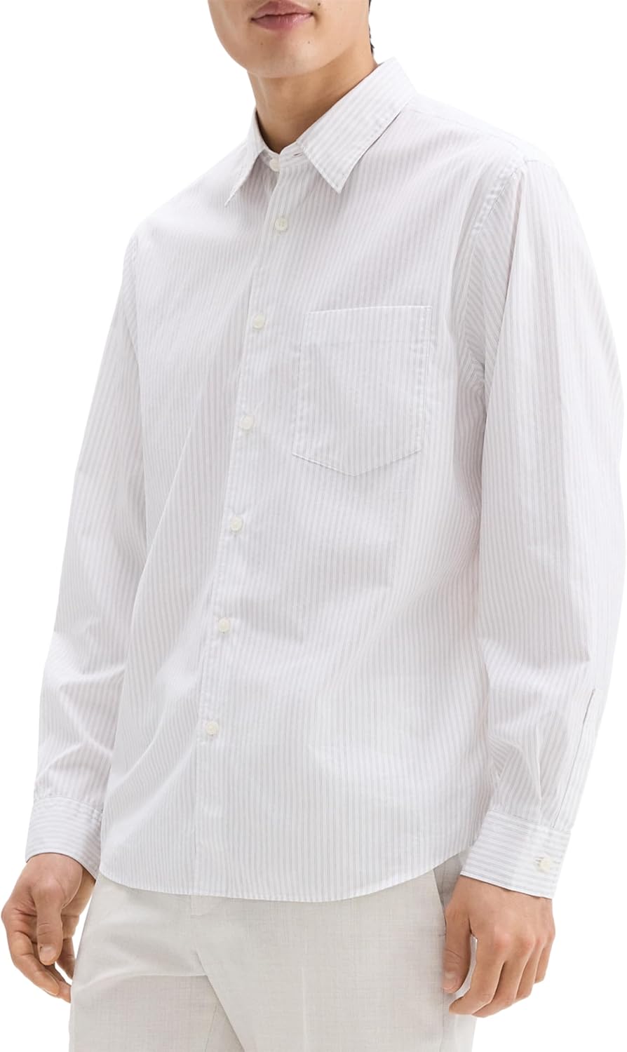 Theory Men's Weekend Shirt in Weekend Stripe
