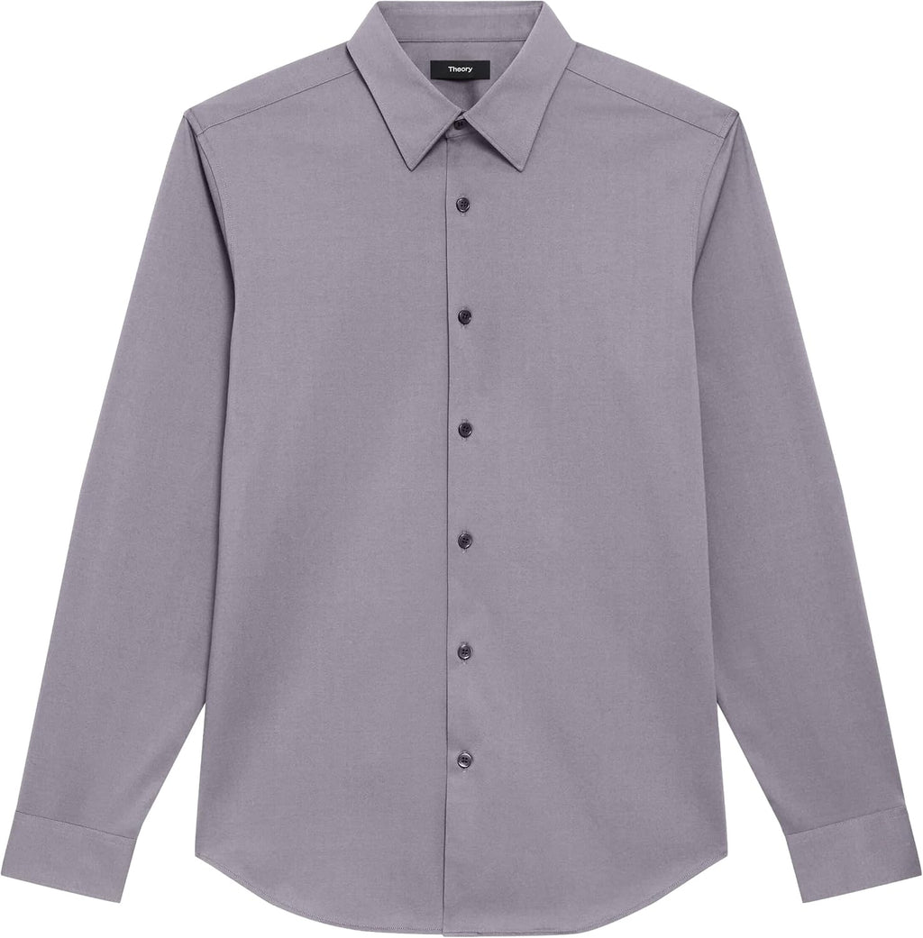 Theory Men's Sylvain Shirt in Structure Knit