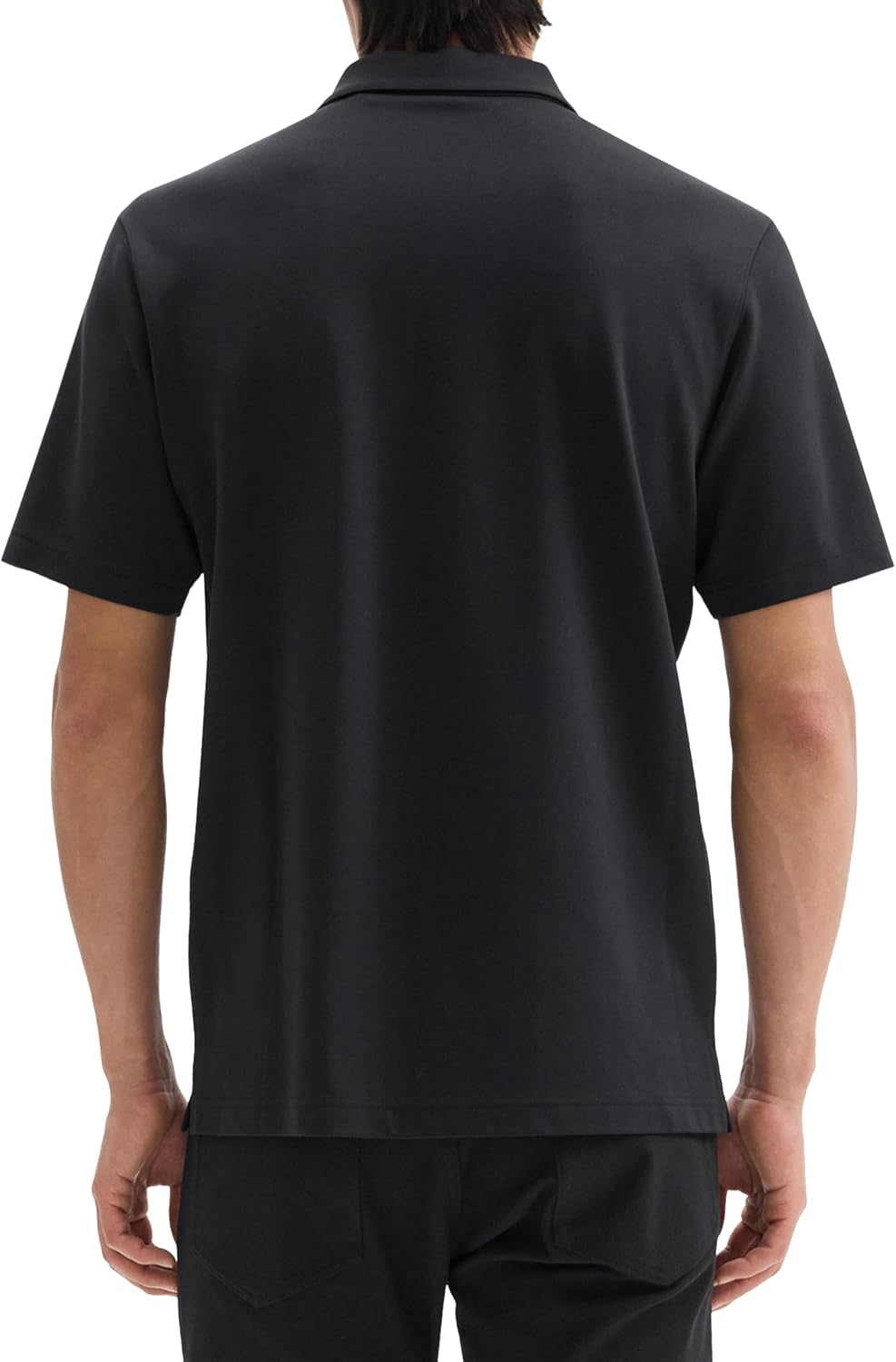 Theory Men's Ryder Quarterzip Polo in Relay Jersey