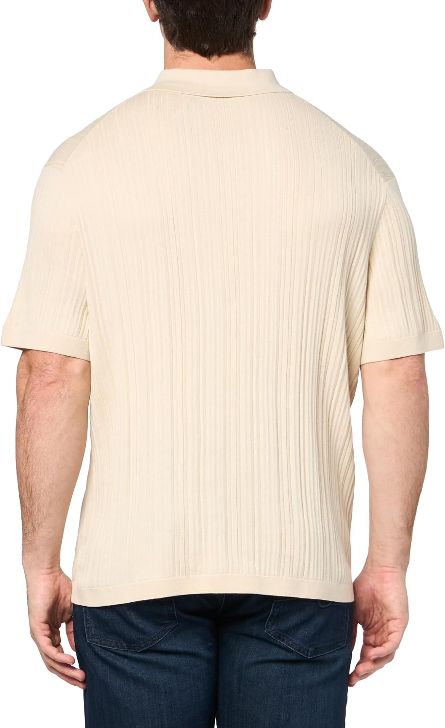 Theory Men's Damian Polo in Tactile Cotton