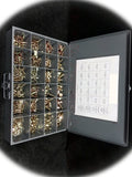 Grade 8 COARSE Thread NUT Bolt & Washer Assortment KIT Screws 1000 PC Multi-Purpose Comprehensive Hardware Fastener Assortment Kit Cit00616Riv