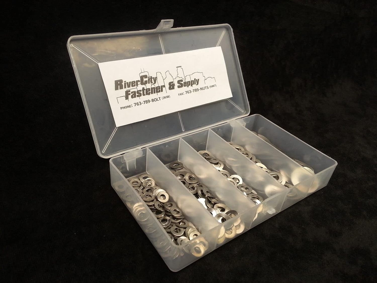 #8, #10, 1/4, 5/16, 3/8 Wave, Curve Washers Assortment Stainless Steel/Curved Model-FRF-1027