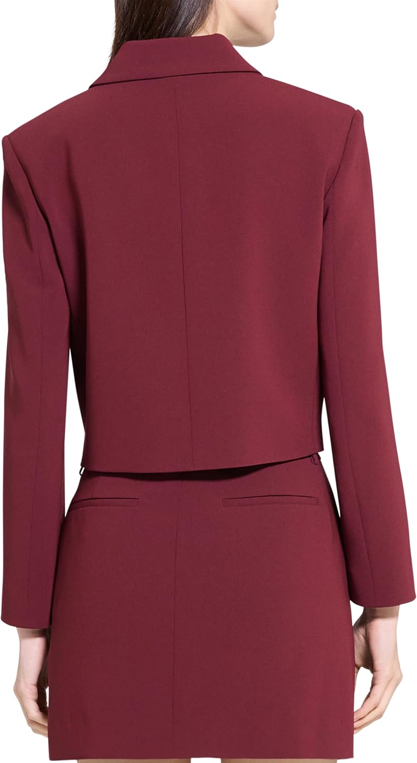 Theory Women's Crop Double-Breasted Jacket