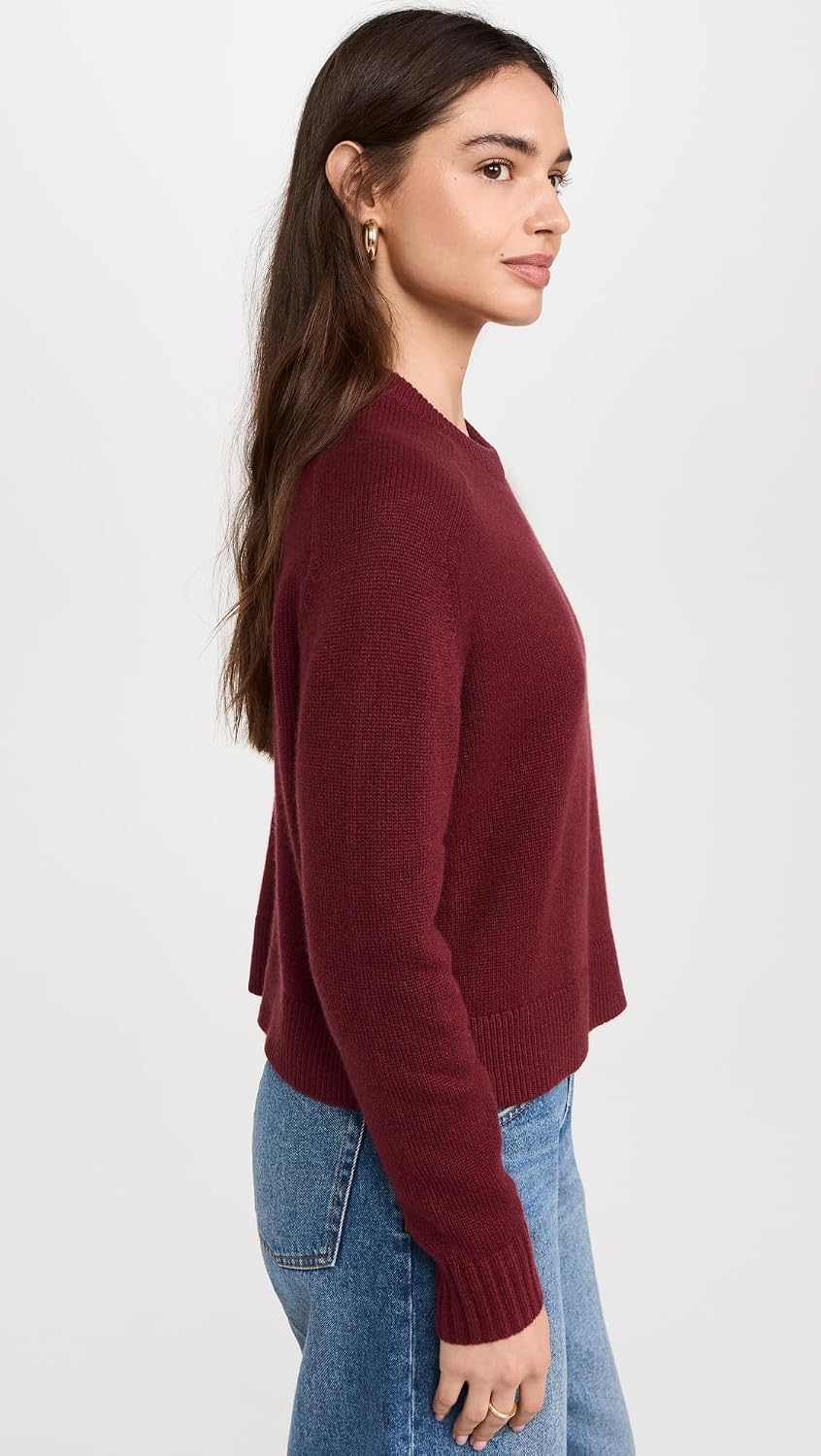 Theory Women's Cropped Cashmere Pullover Sweater