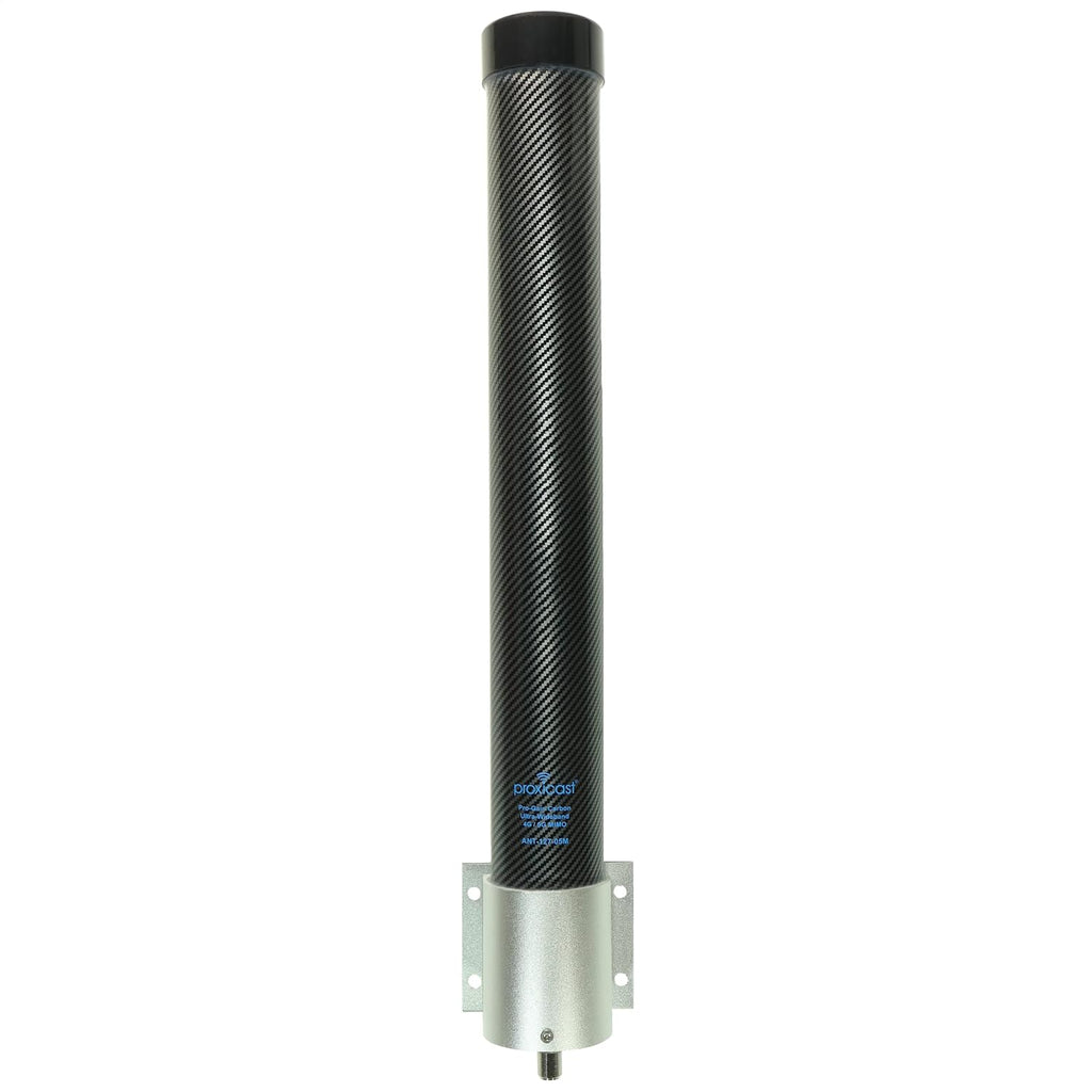 Proxicast Pro-Gain 4G / 5G MIMO Antenna - Wide-Band Omni-Directional for Cellular Modems & Routers on Verizon, ATT, T-Mobile, Telus, Bell Canada, Rogers, Movistar, Telcel, Claro (ANT-127-05M Carbon)