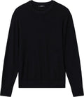 Theory Men's Riland Crewneck Grid in Light Bilen