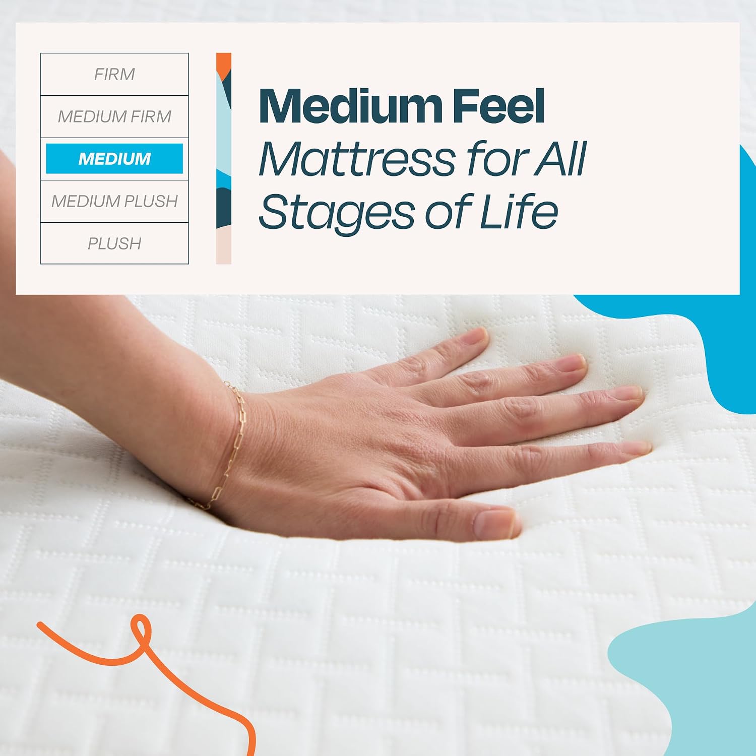 Linenspa 8 Inch Gel Infused Memory Foam Mattress – King Size – Medium Feel - Cooling Gel - Mattress in a Box - Primary or Guest Bedroom - Pressure Relieving and Breathable – CertiPUR-US Certified