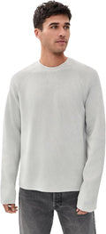 Theory Men's Washed Crew Neck Sweater