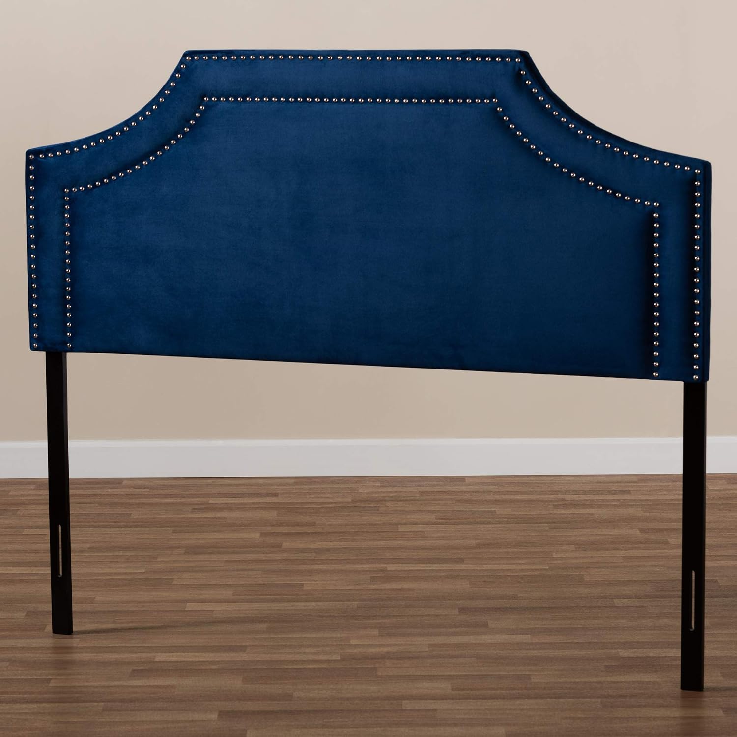 Baxton Studio Headboards, Queen, Navy Blue