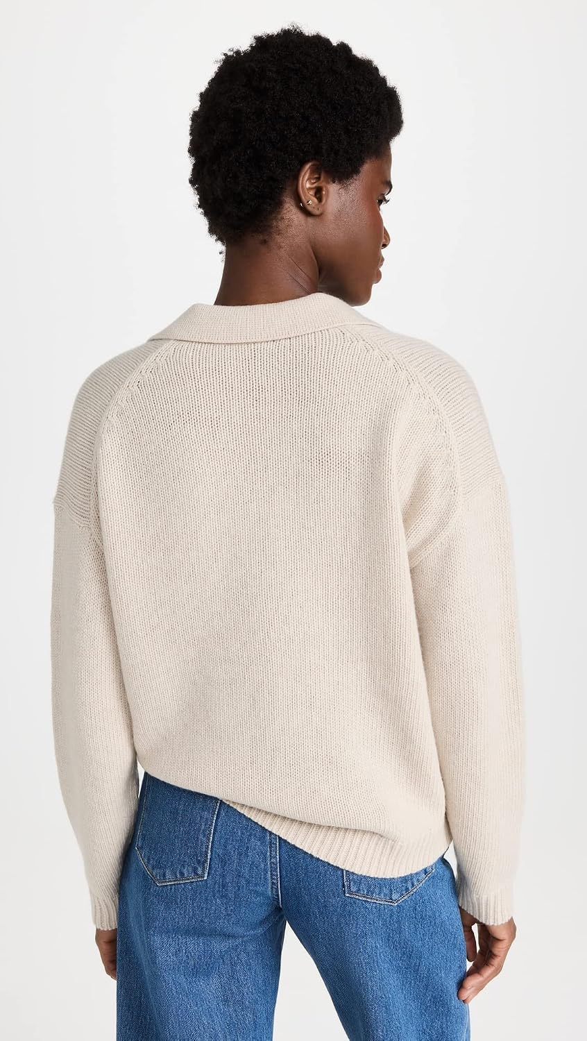 Theory Women's Scallop Polo Sweater
