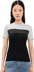 Theory Women's Basic Rib Silk Tee