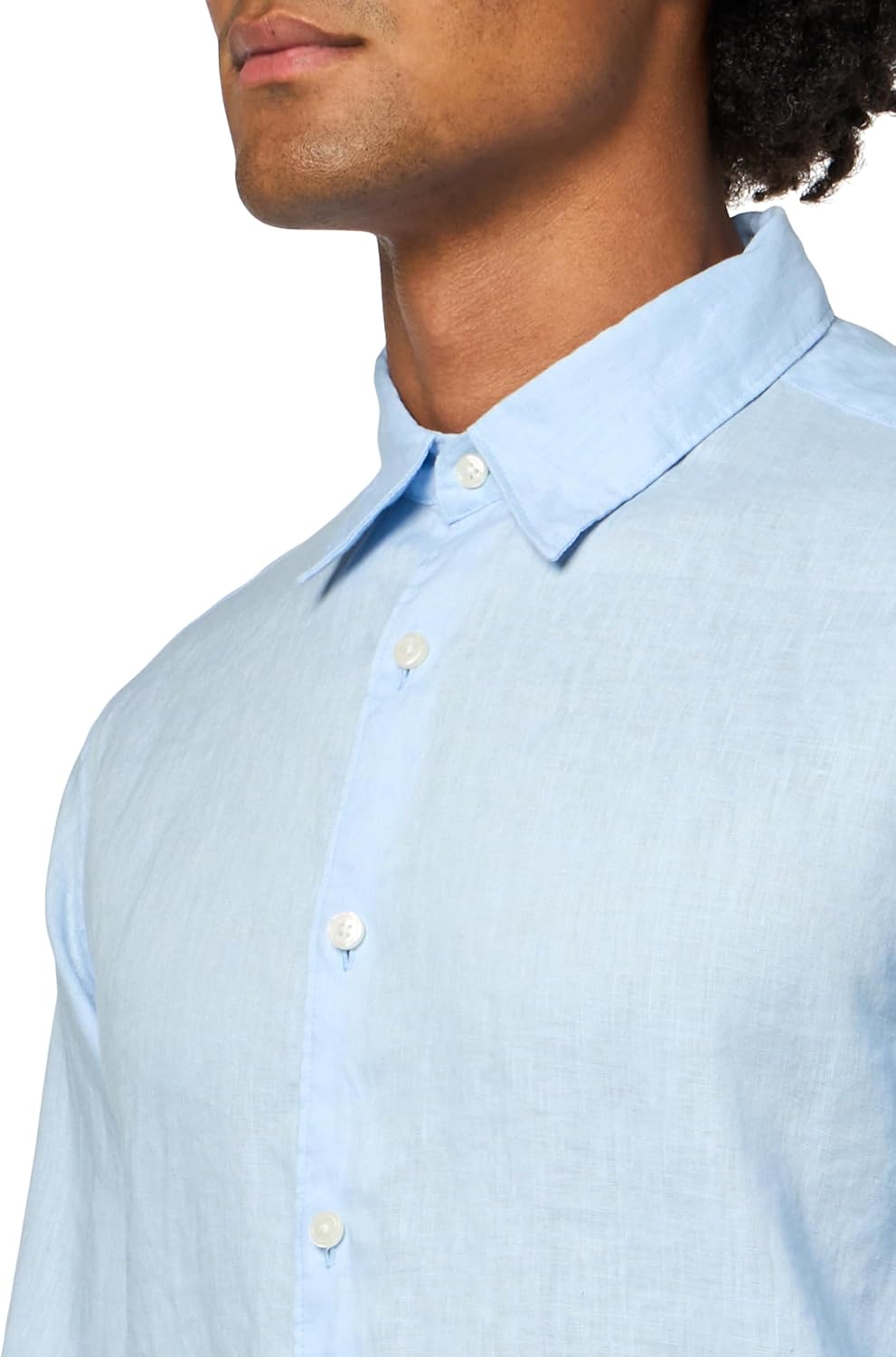 Theory Men's Theory Men's Irving Long Sleeve Button Down Woven in Relaxed Linen