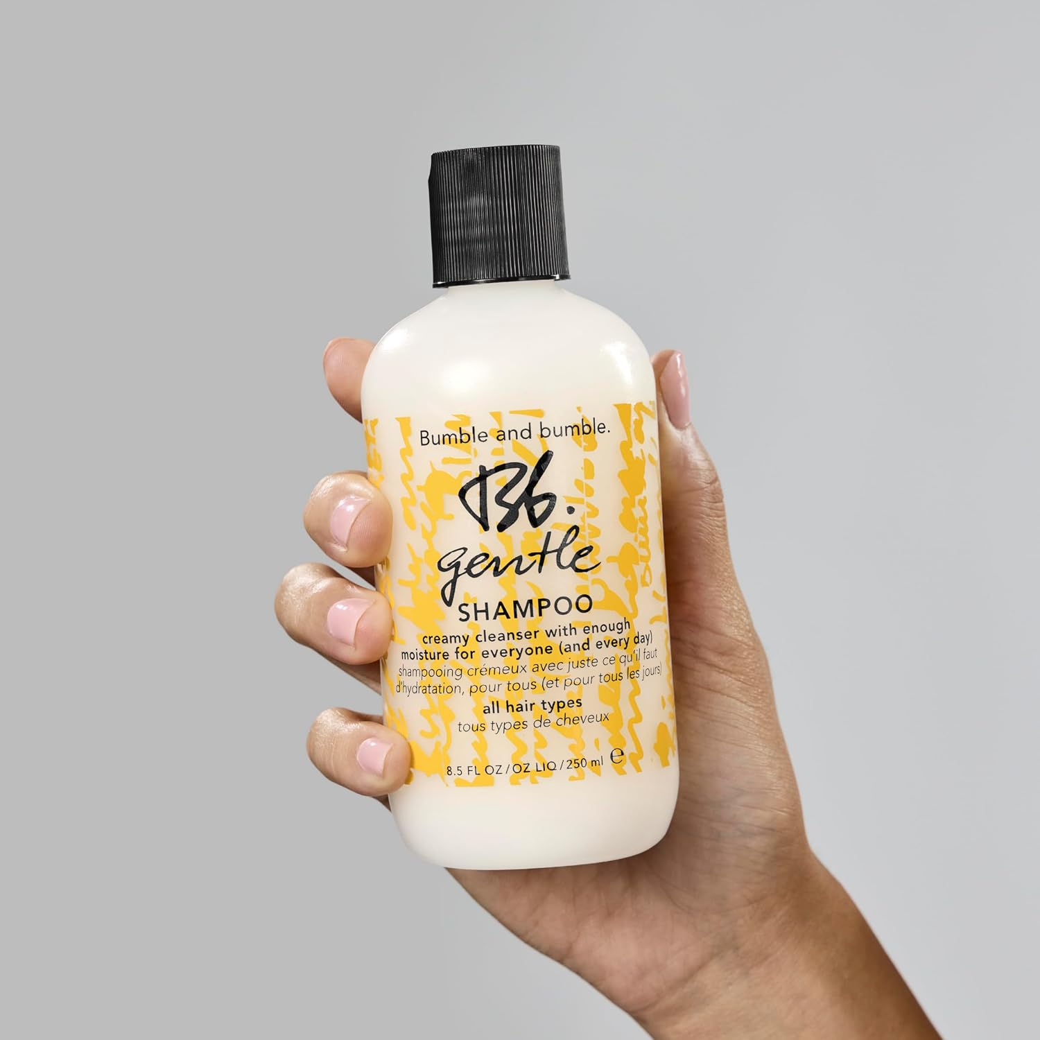 Bumble and bumble. Gentle Hydrating Shampoo For Every Day | Adds Moisture + Shine | For Normal to Dry Curly, Wavy, Straight Hair Types | With Glycerin + Avocado Oil