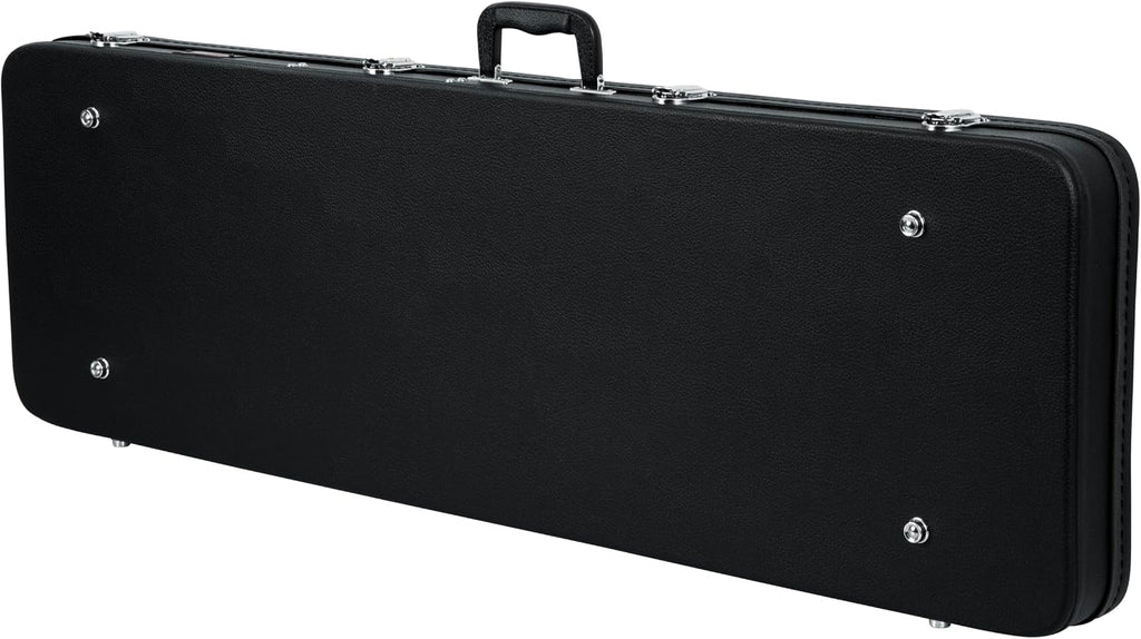Gator Cases Hard-Shell Wood Case for Electric Bass Guitars, Fits Fender Precision/Jazz Bass, & More (GWE-BASS)