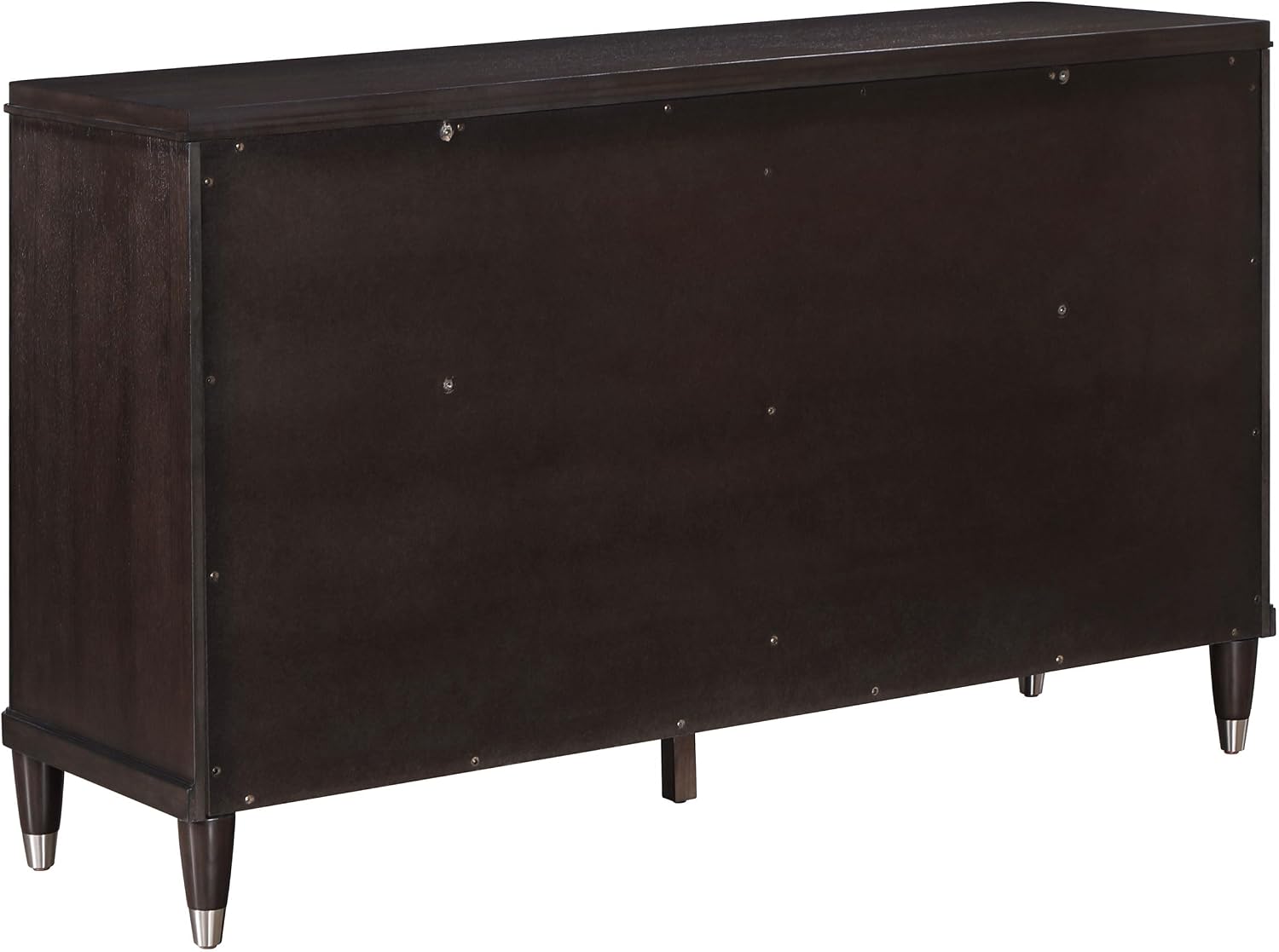Coaster Home Furnishings Emberlyn Mid-Century Modern 5-Piece Bedroom Set Queen Size Four-Poster Bed Frame 84-inch Headboard Brown 223061Q-S5