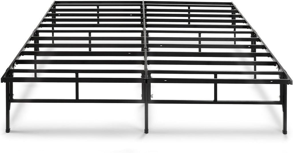 ZINUS SmartBase Compack Mattress Foundation, 14 Inch Metal Bed Frame, No Box Spring Needed, Sturdy Steel Slat Support, Queen