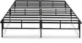 ZINUS SmartBase Compack Mattress Foundation, 14 Inch Metal Bed Frame, No Box Spring Needed, Sturdy Steel Slat Support, Queen