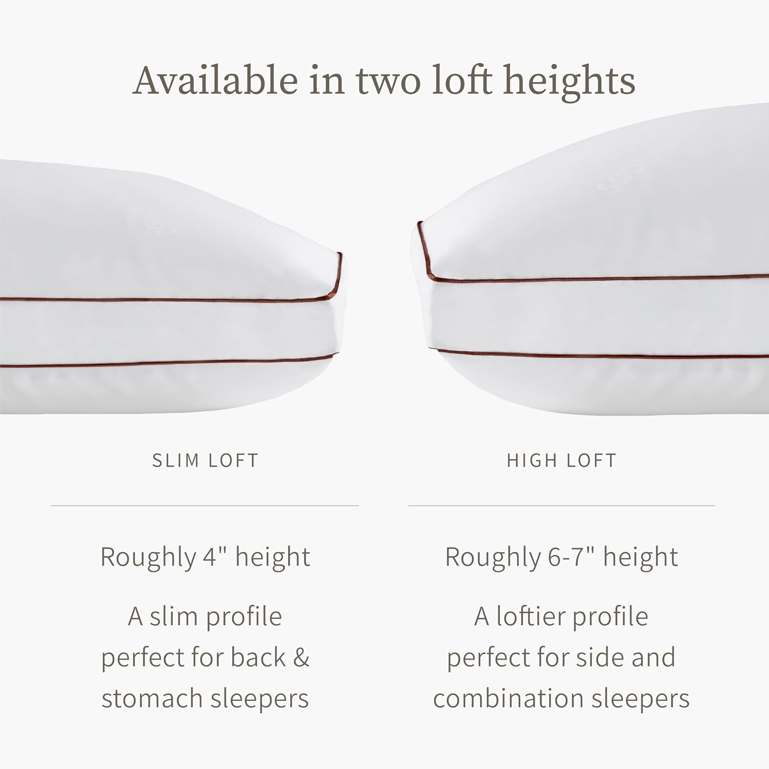 Saatva Latex Pillow - Standard Loft (4' - 5') - Hypoallergenic Pillow with Shredded Latex Core - Breathable - Machine Washable Organic Cotton Cover - King (34'x18') 1 Pack