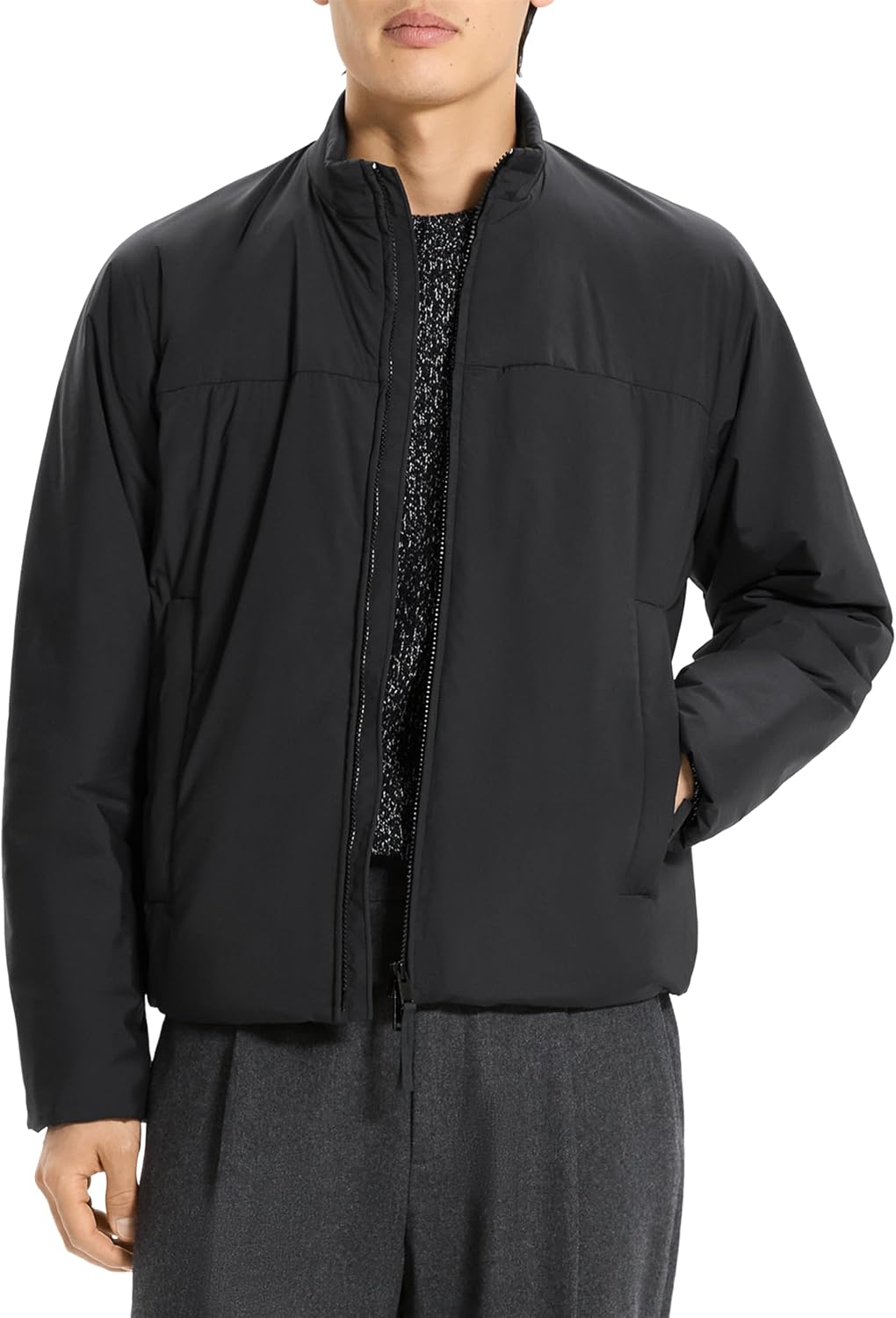 Theory Men's Layering Jacket In Motion Nylon