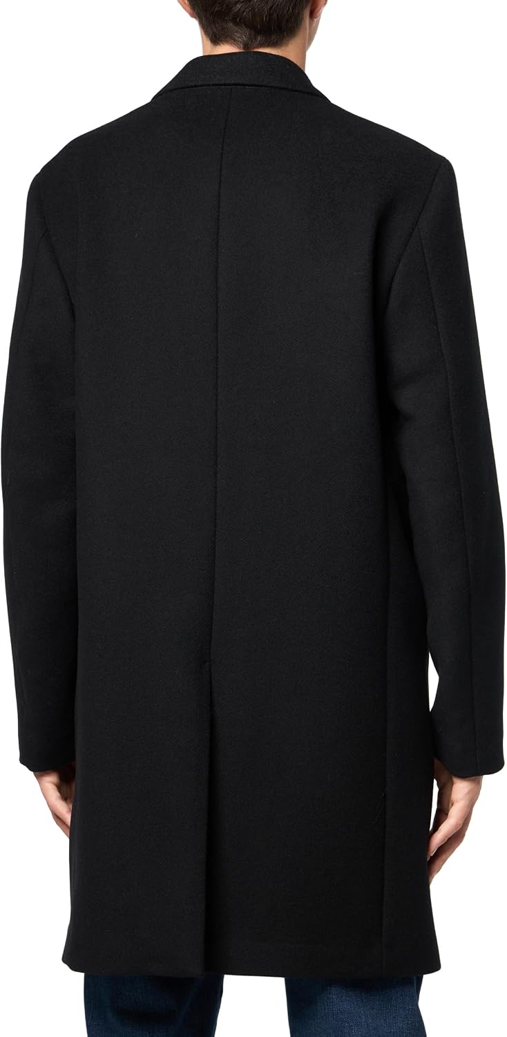 Theory Mens 3b Coat in Wool Melton