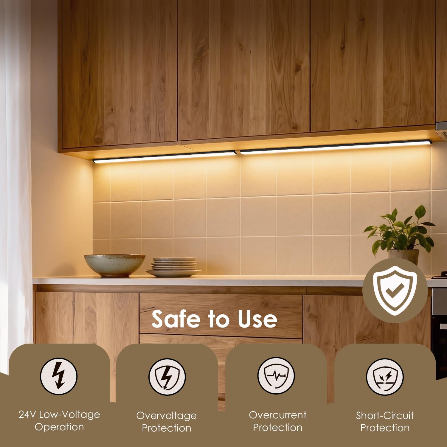LED Recessed Lighting Kit Self-Adhesive LED Strip Lights for Interior Wood Slat Wall. Dimmable 3000K Wall Panel Lamps with Touch Control for Stairs & Home Decor(Black)