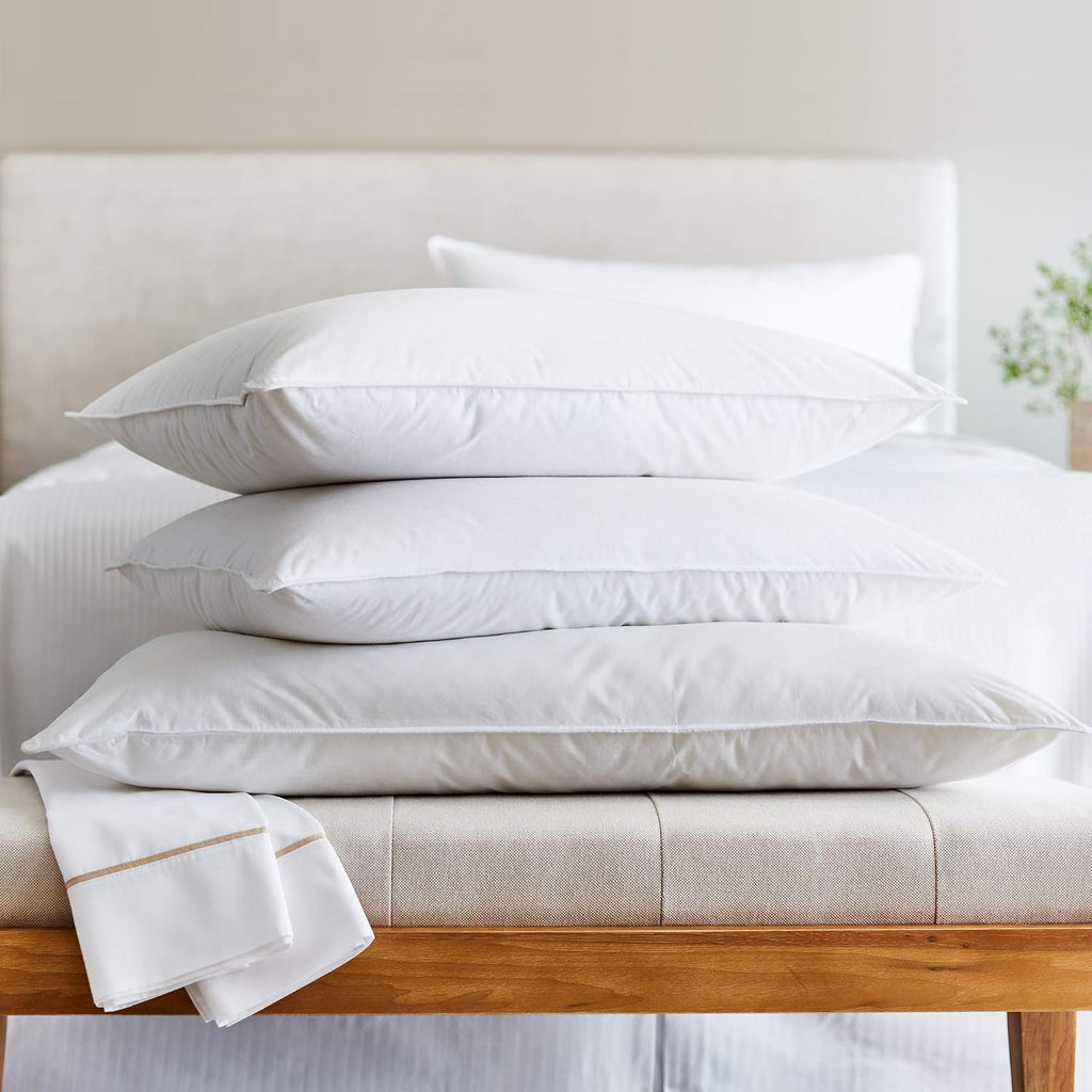 Westin Feather & Down Pillow - Medium to Firm Support Feather and Down Pillow - King (20' x 36')