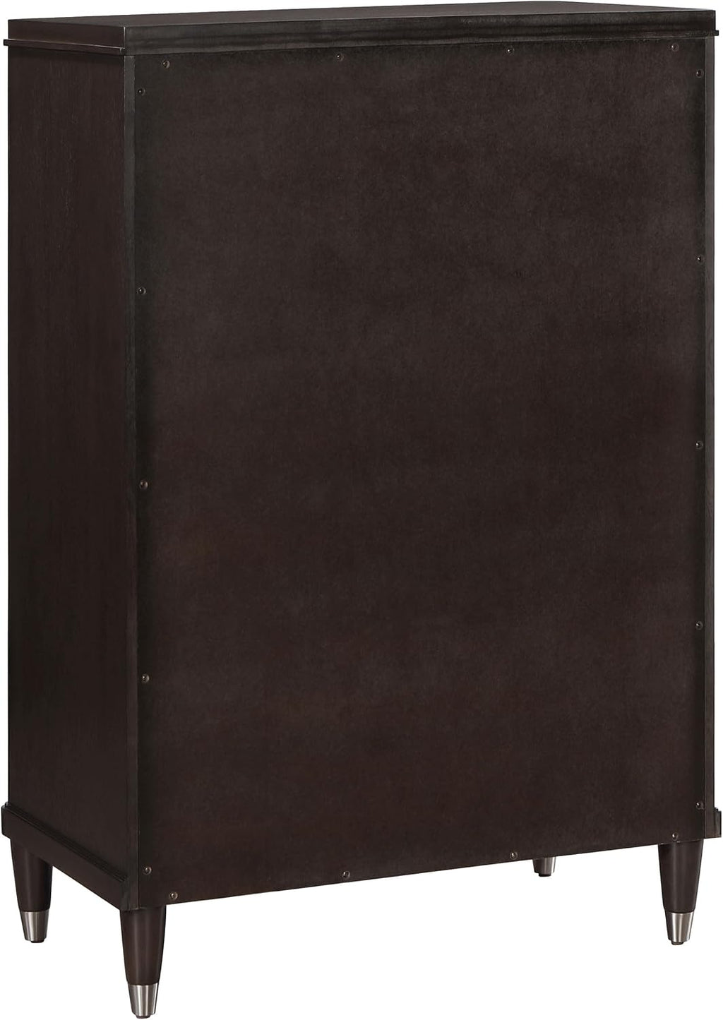 Coaster Home Furnishings Emberlyn Mid-Century Modern 5-Piece Bedroom Set Queen Size Four-Poster Bed Frame 84-inch Headboard Brown 223061Q-S5