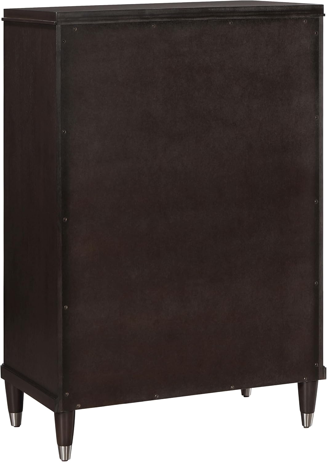 Coaster Home Furnishings Emberlyn Mid-Century Modern 5-Piece Bedroom Set Queen Size Four-Poster Bed Frame 84-inch Headboard Brown 223061Q-S5