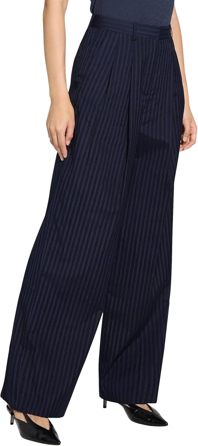 Theory Women's Dbl Pleat Pant N