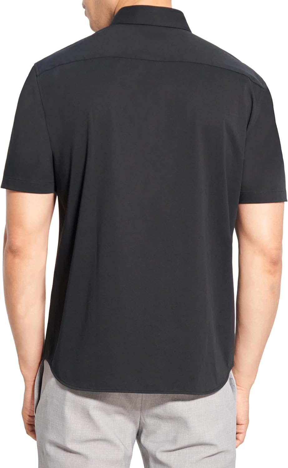 Theory Men's Irving Short Sleeve in Structure Knit