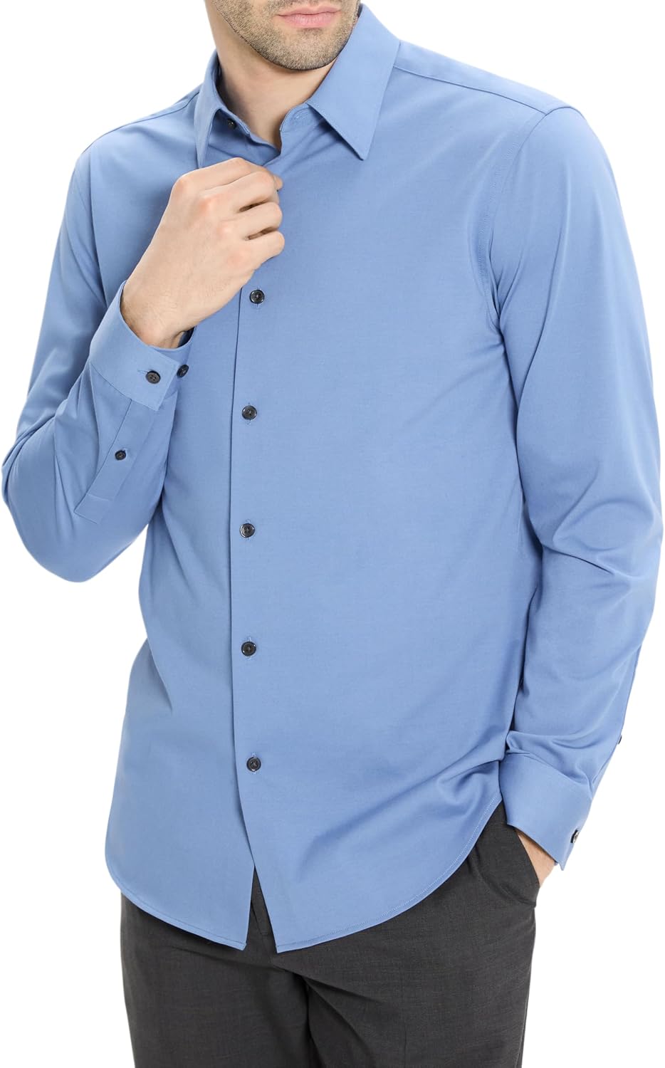 Theory Men's Sylvain Shirt in Structure Knit