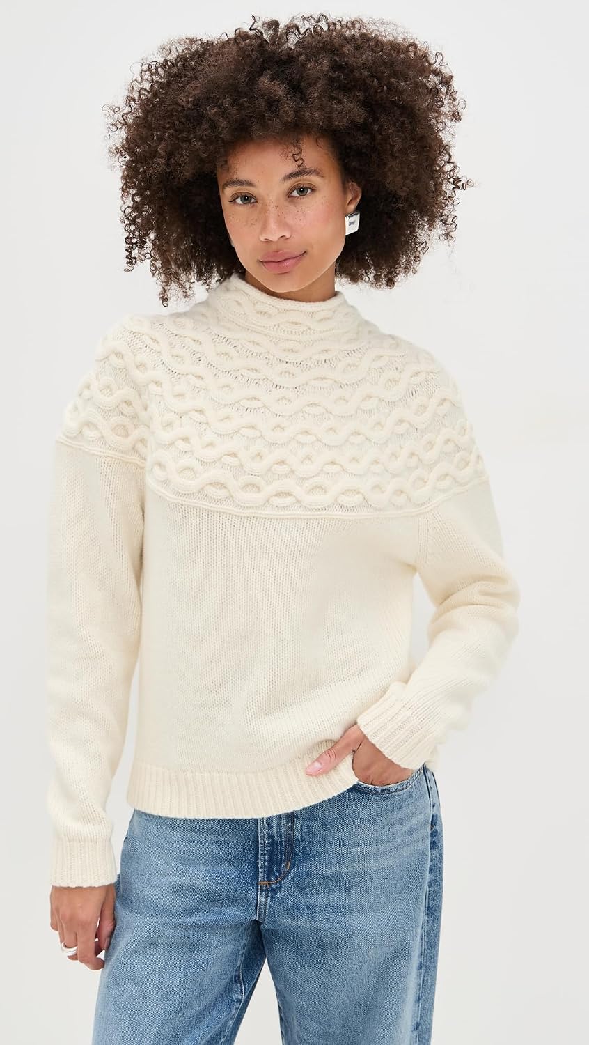 Theory Women's Cable Yoke Sweater