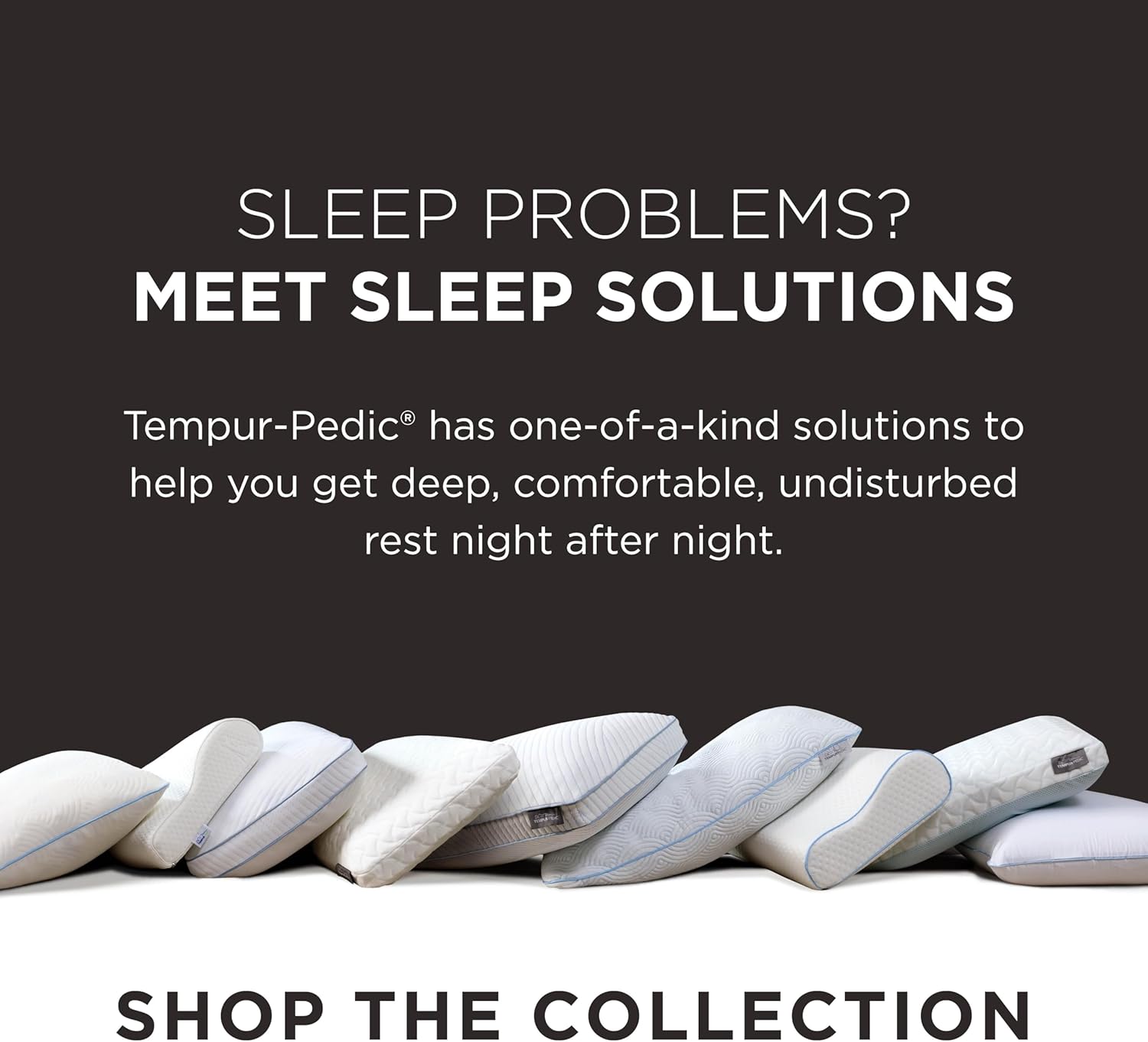 TEMPUR-Pedic, Standard TEMPUR-Neck Pillow, Medium Profile-2-Pack, White 2 Count
