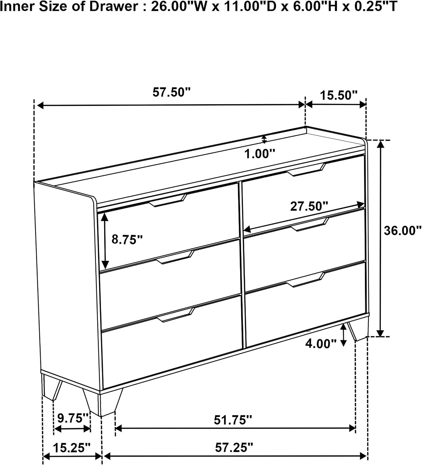 Coaster Home Furnishings - Henderson - Wood - 5-Piece Bedroom Set with Bookcase Headboard, USB Charging and Rustic Style - Bedroom - Queen Size - Medium Oak - 222971Q-S5