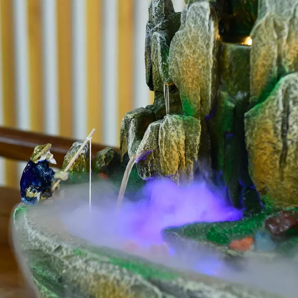 Indoor Water Feature,Ornaments Tabletop Fountain, Waterfall, Chinese Artificial Tree(S)