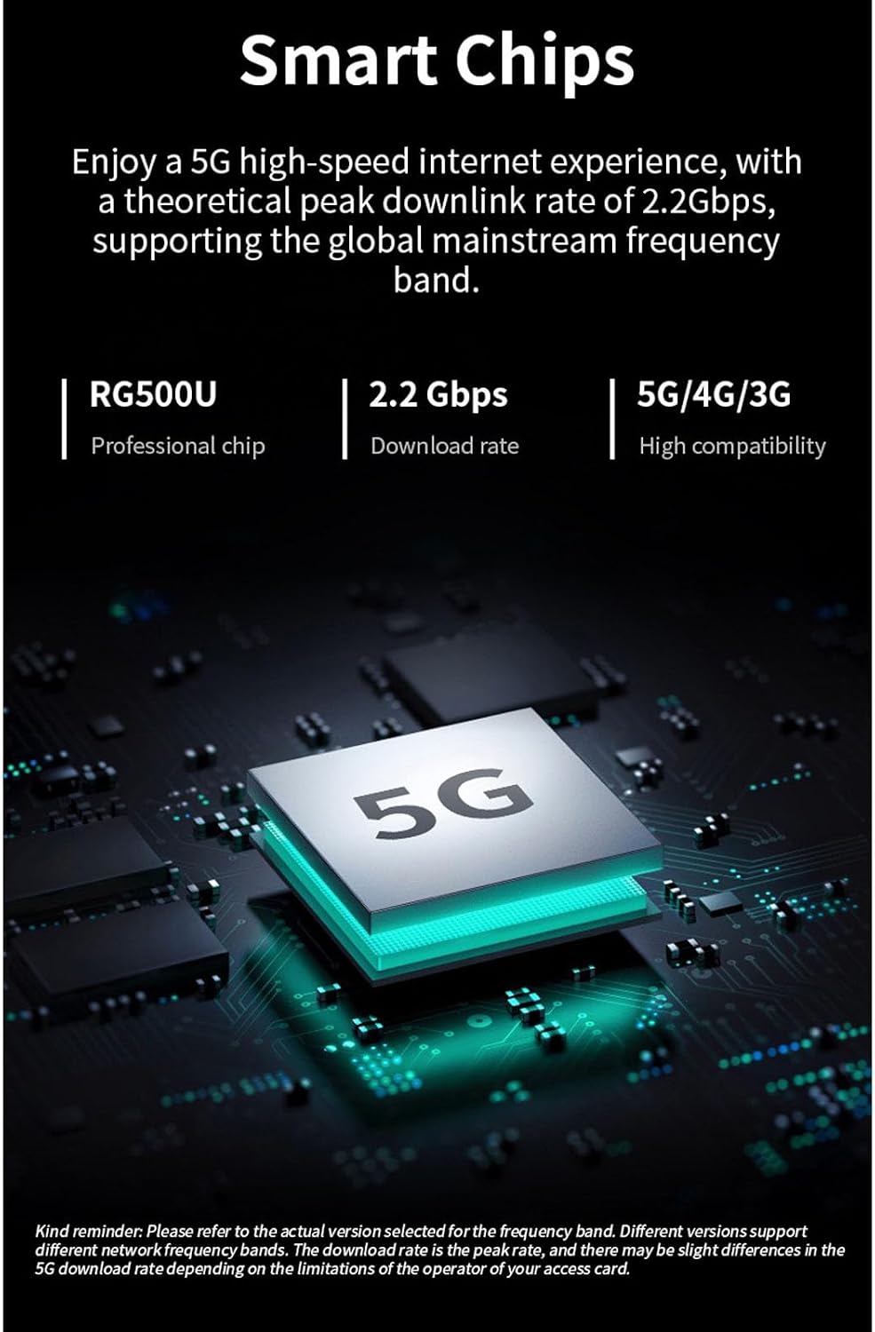 5G CPE Router, Dual Band WiFi 6 Mobile Router with SIM Card Slot and 8 High Gain Antennas for Home Office RV Travel (US Plug)
