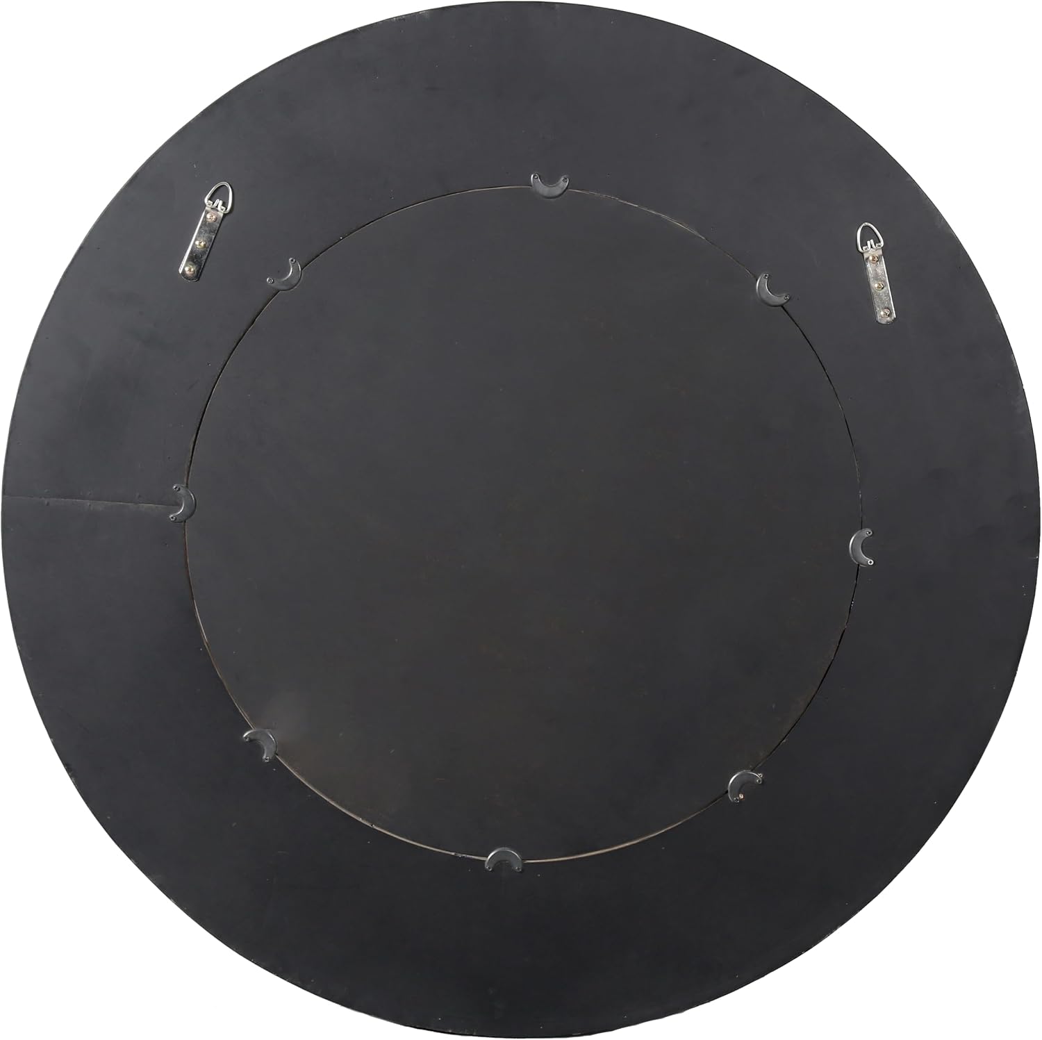 SAFAVIEH Couture Collection - Netta Black Wood Round Mirror