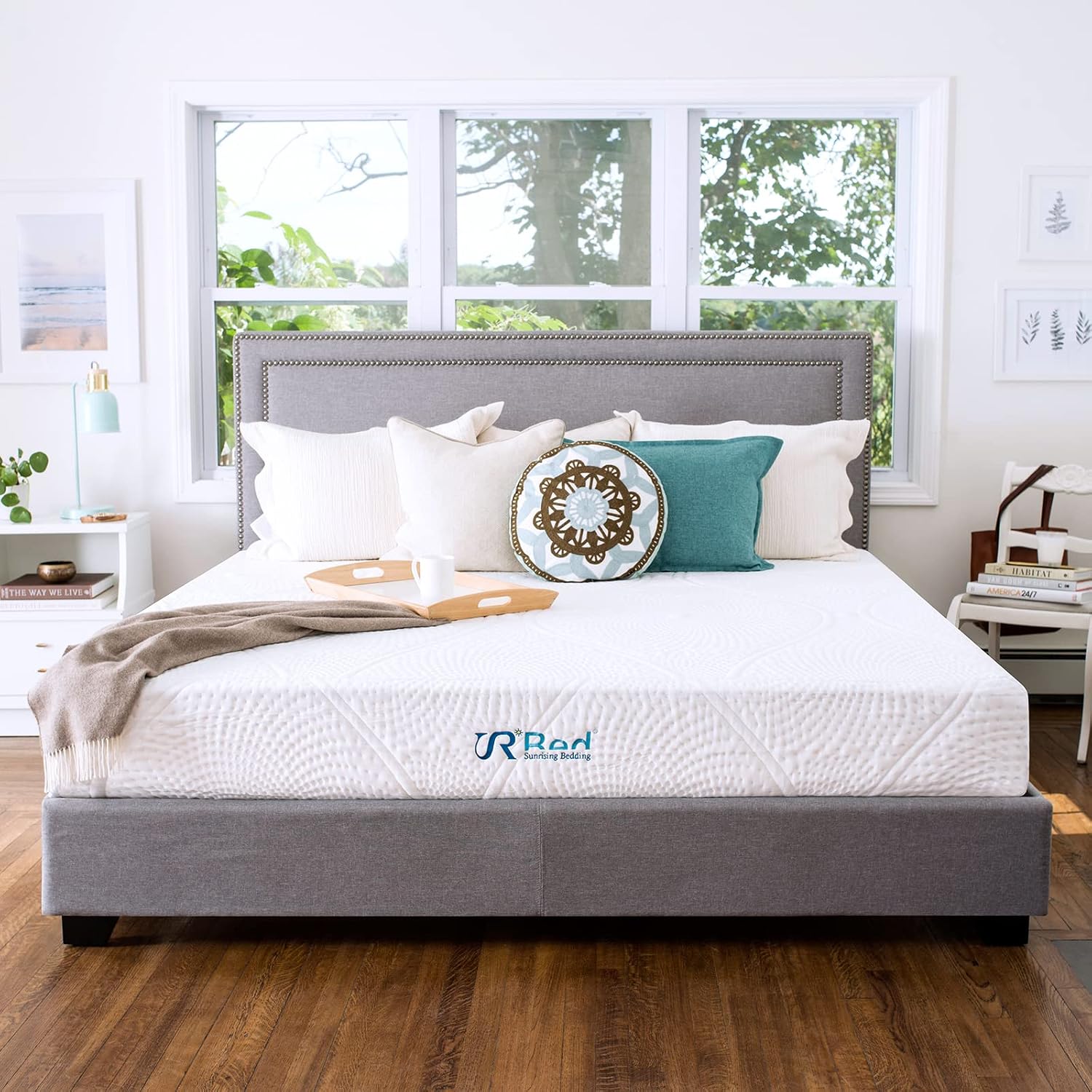 12 Inch Twin Mattress in a Box, Cooling Gel Memory Foam Mattress Twin Size for Comfort Sleep & Pressure Relief, CertiPUR-US Certified & Fiberglass Free, 120-Night Free Trial, 20-Year Warranty