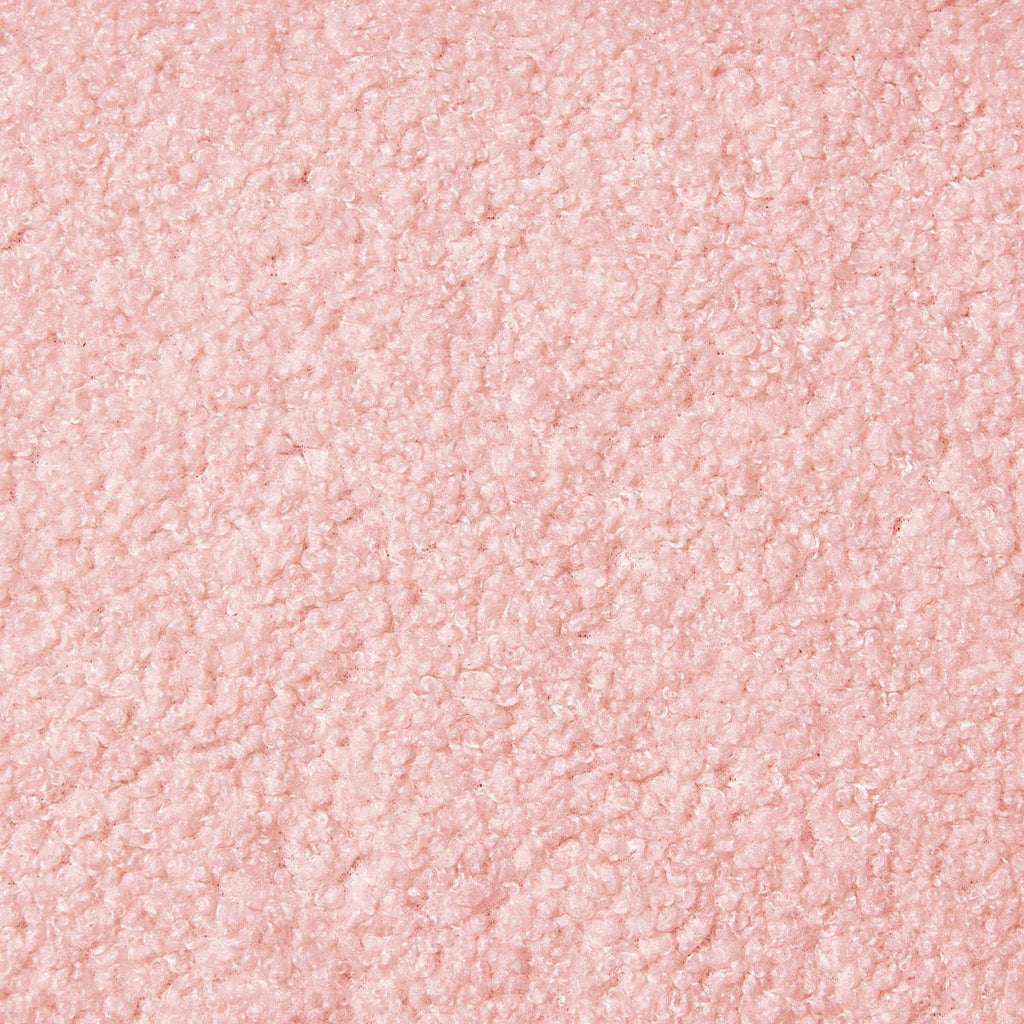 24KF Upholstered Soft Teddy Fabric King Headboard,Modern Wave-Like Top Edge CA King Size Headboard, 6033-K-Pink