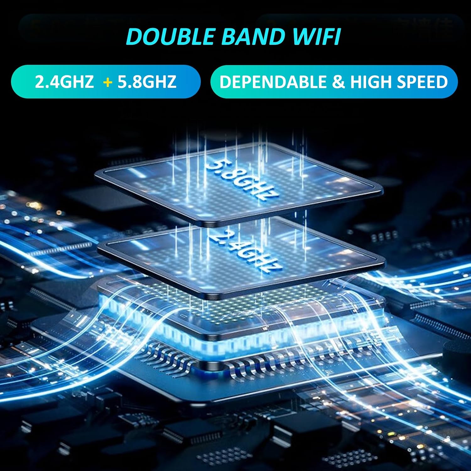 5G Mobile Hotspot, WiFi 6 2.4GHz 5.8GHz Portable Router with Sim Card Slot, 16 Connected Devices, IP67, 7100mAh, Touch Screen, Pocket Hotspot for Travel