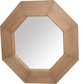 SAFAVIEH Couture Collection - Lacarlo Walnut Wood Octagon Mirror