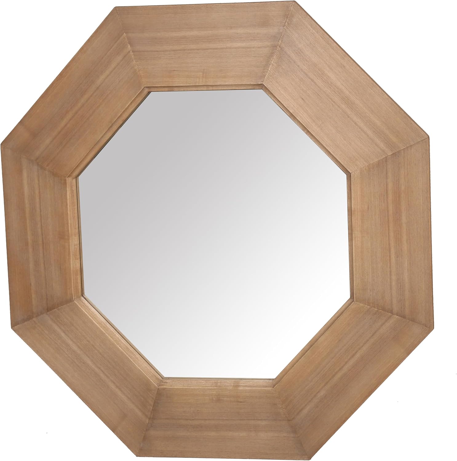 SAFAVIEH Couture Collection - Lacarlo Walnut Wood Octagon Mirror