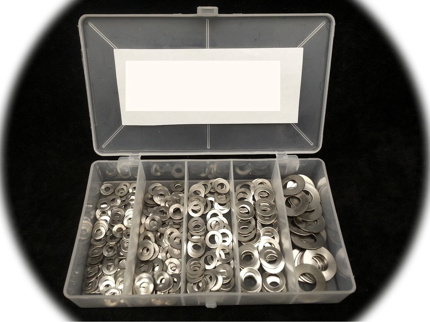 Metric Wave/Curve Washers Assortment 290pc A2 / 18-8 Stainless Steel Din137B Hardware Fastener Kit Set RV8430S