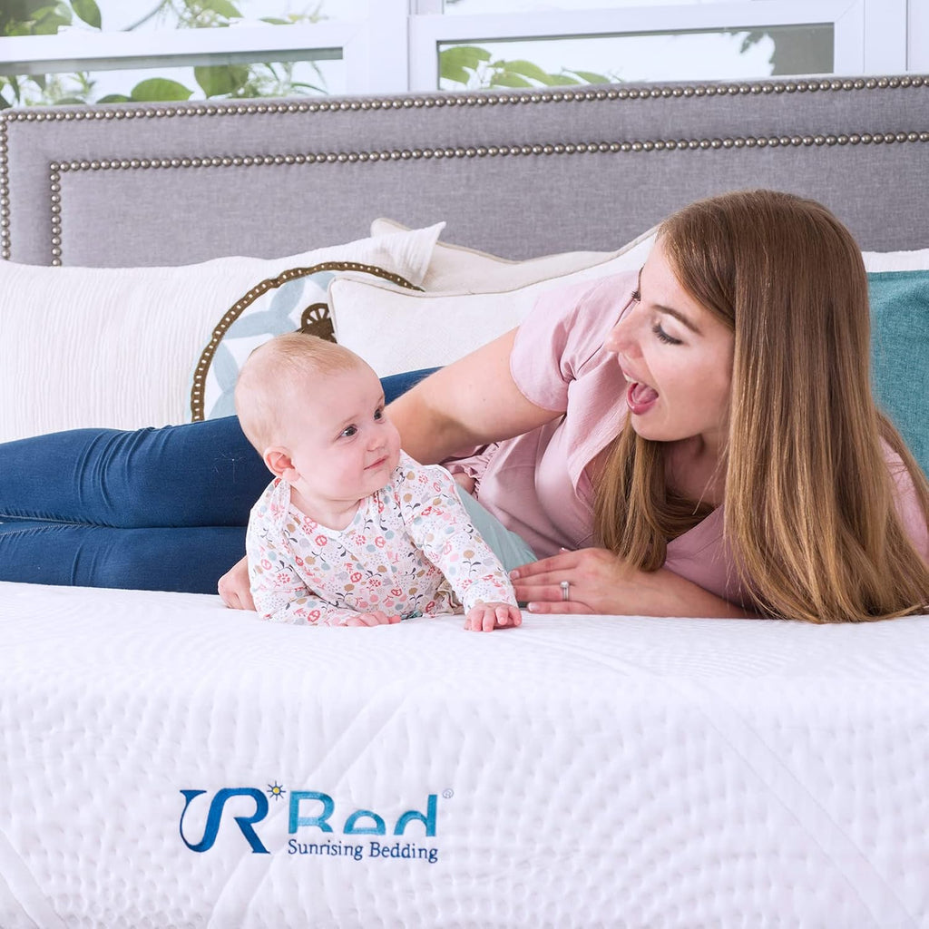 Queen Size Mattress, 8 Inch Memory Foam Queen Bed Mattresses in a Box, Non Toxic Mattress Breathable Comfortable for Pressure Relief, Fiberglass Free, CertiPUR-US,120 Nights Trial
