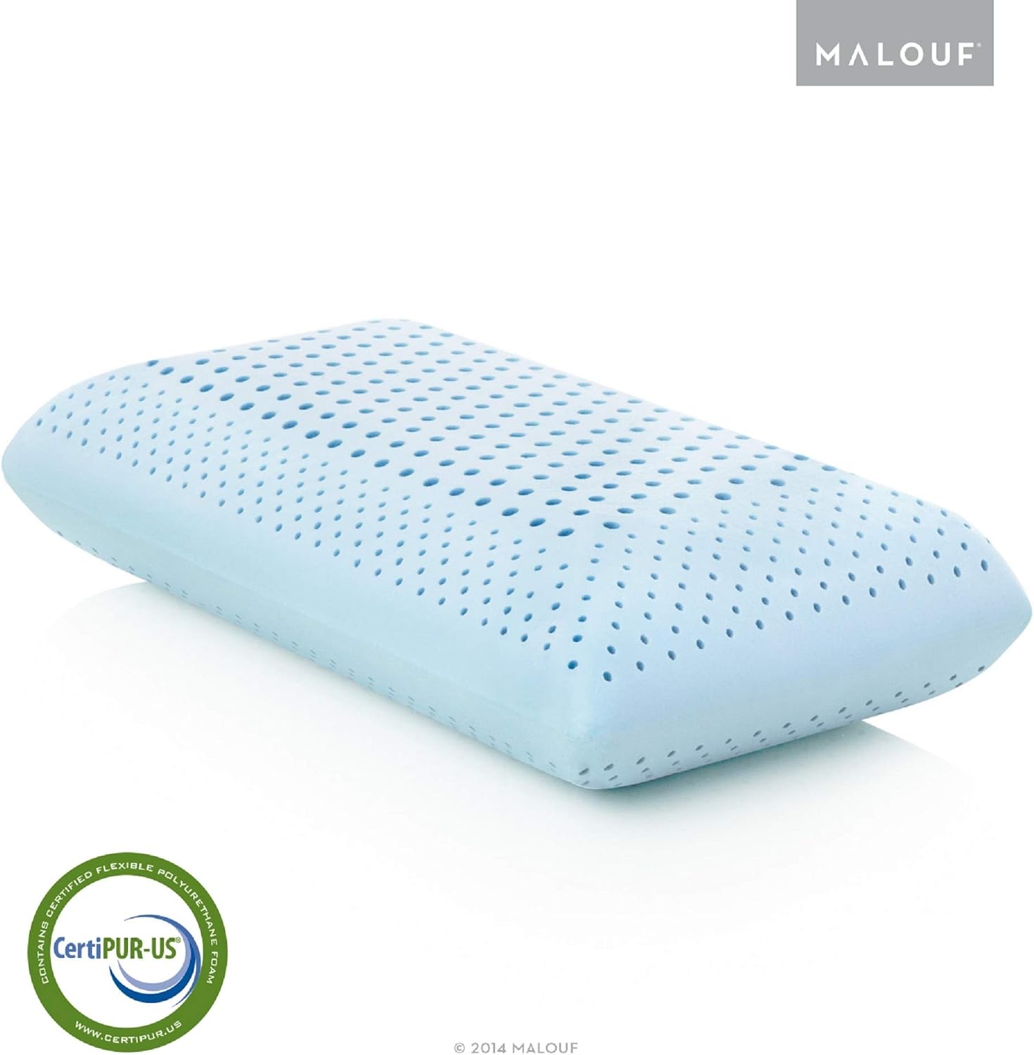 Z ZONED GEL DOUGH Gel-Infused Memory Foam Bed Pillow - 5-year Warranty - King - High Loft