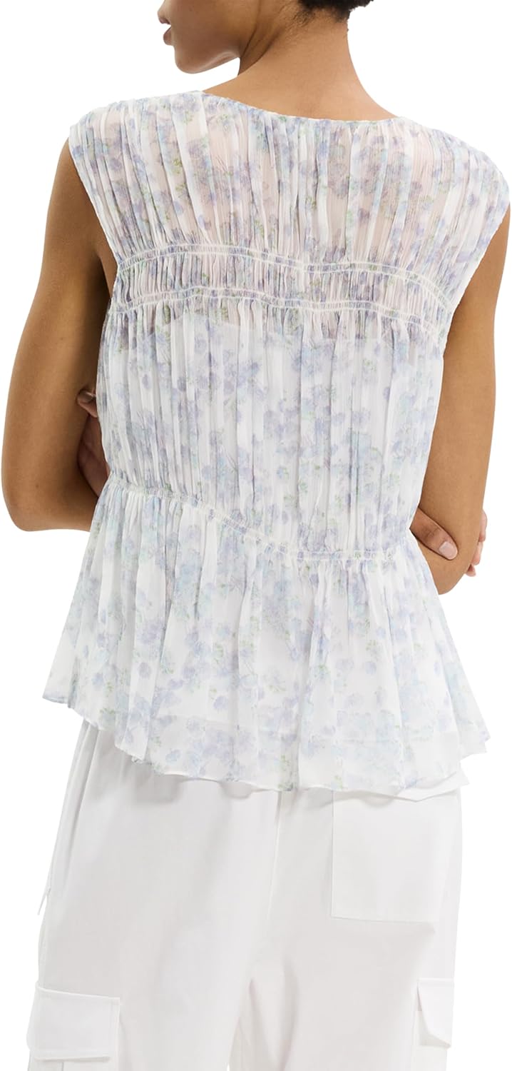 Theory Women's Sl Rchd V Top